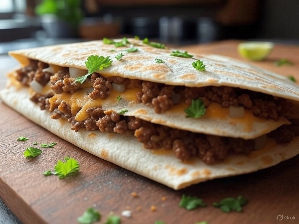 Beef quesadilla